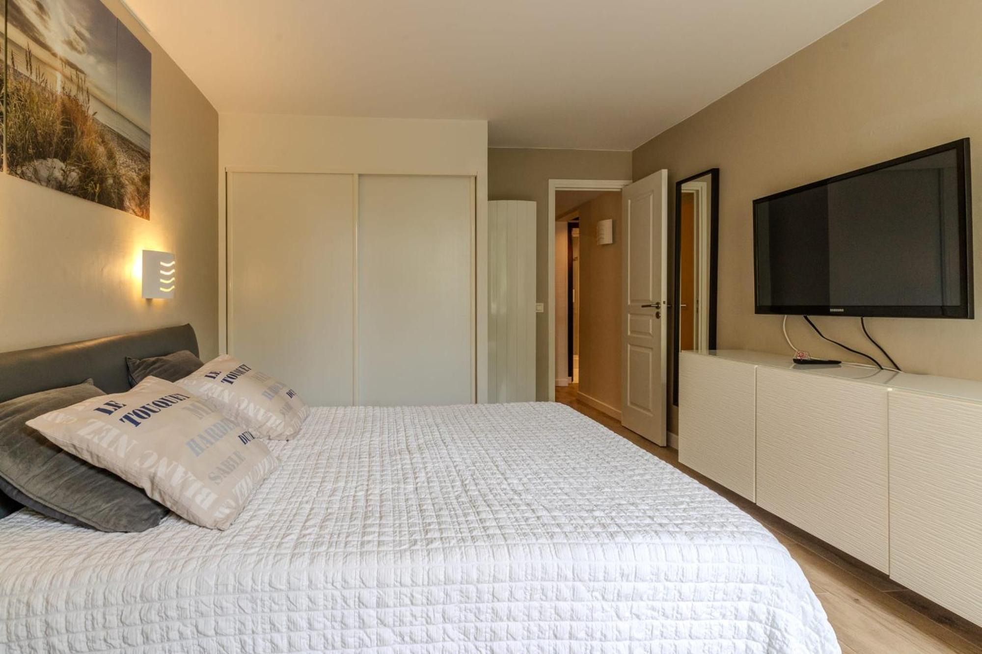 Very Nice Flat For 5 With Swimming Pool Tennis Court And Free Park Le Touquet Eksteriør bilde