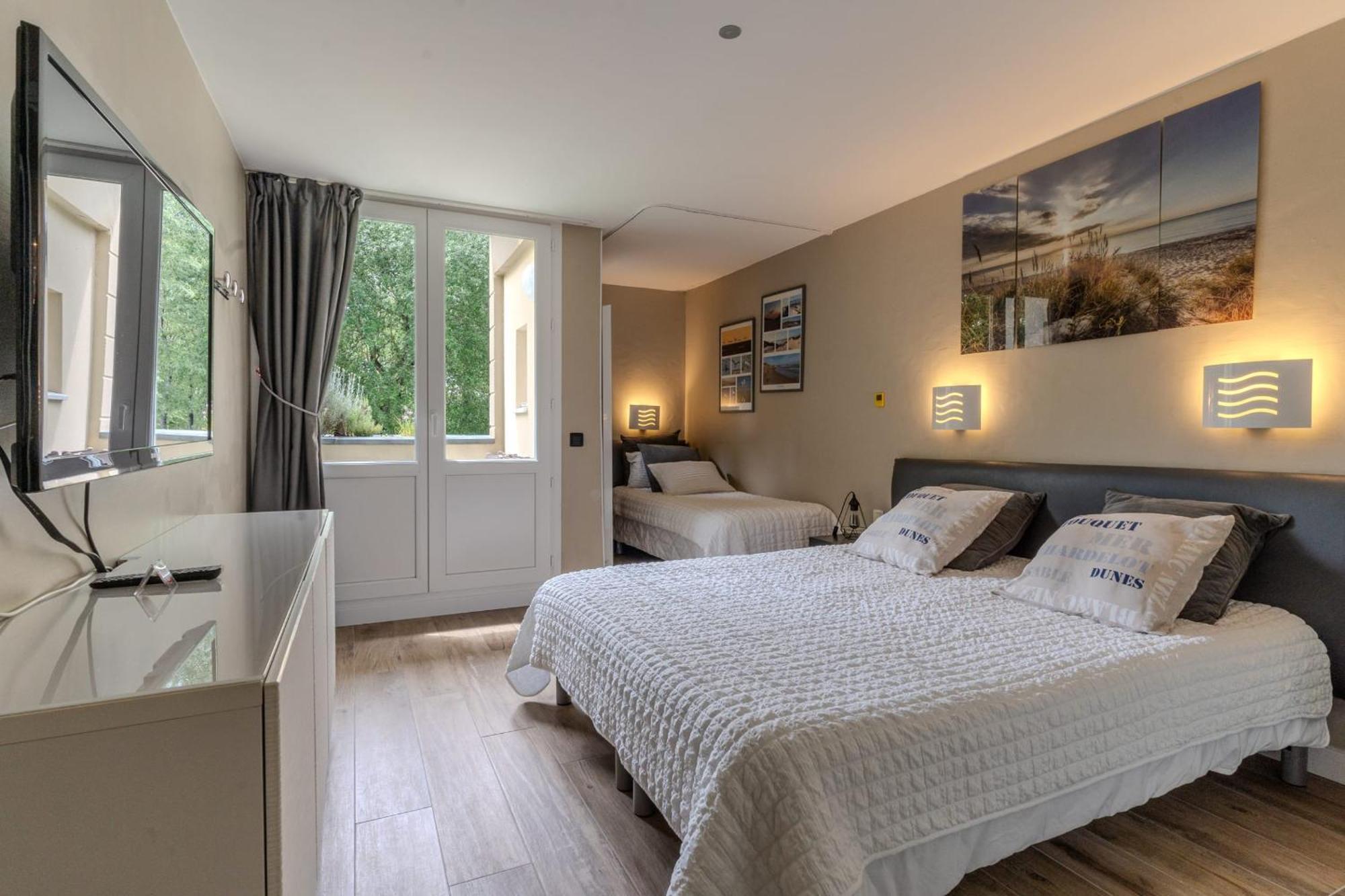 Very Nice Flat For 5 With Swimming Pool Tennis Court And Free Park Le Touquet Eksteriør bilde